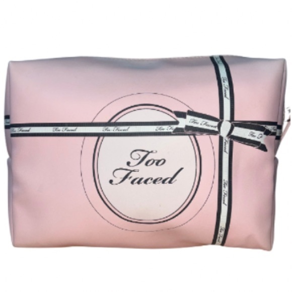 Too Faced Pink Cosmetic Bag - Picture 1 of 7